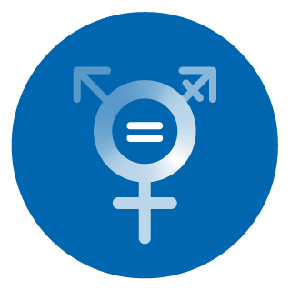 An illustration of a gender inclusion symbol